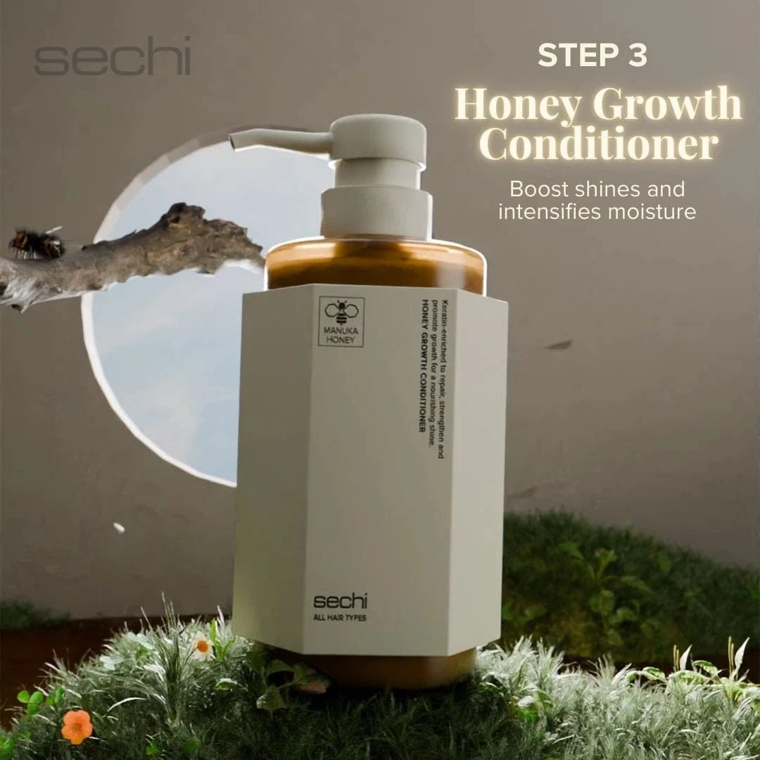 Sechi Honey Color Lock Growth Bare Minimum Trio