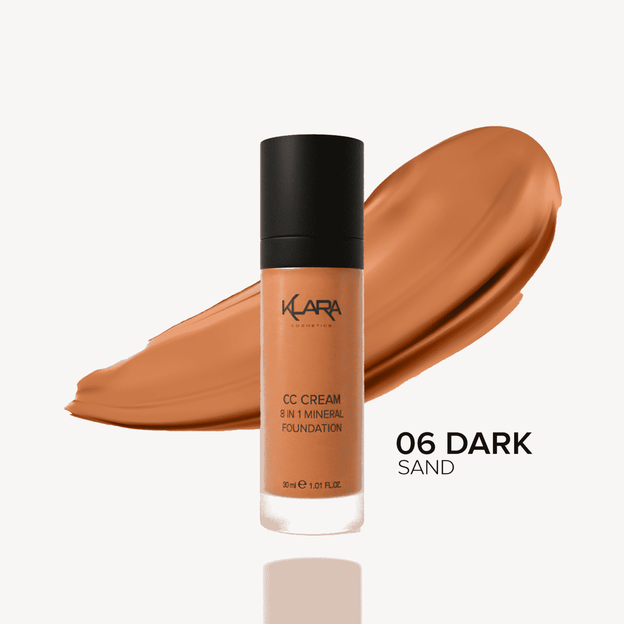 CC Cream 8 in 1 Mineral Foundation - Klara Cosmetics