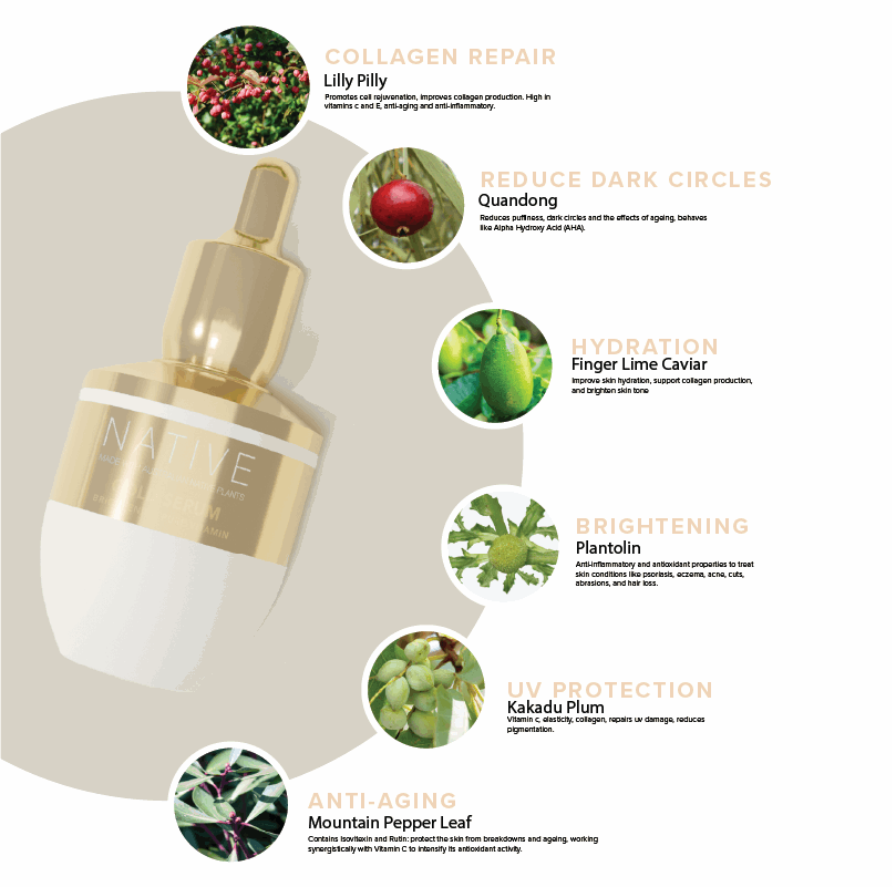 Gold Pure Vitamin Brightening Serum - Klara Cosmetics