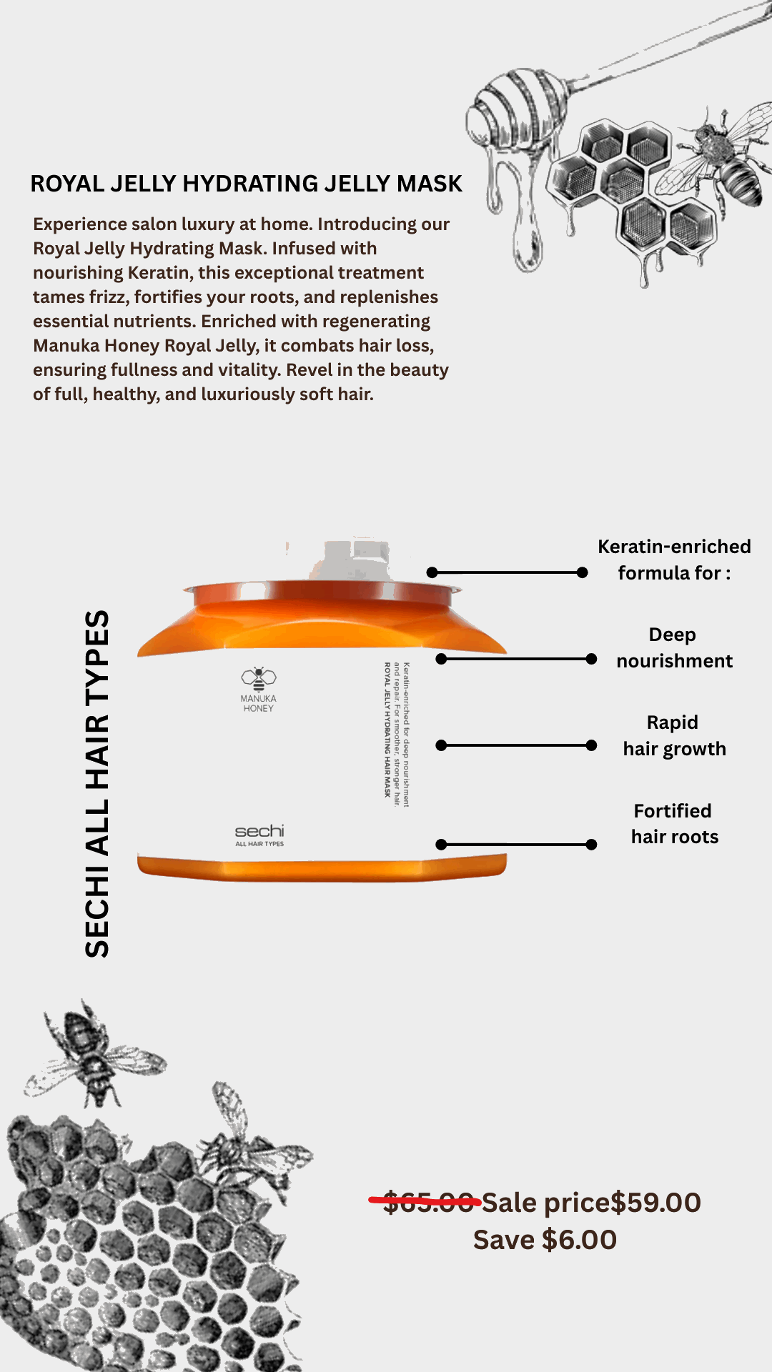 Sechi Honey Deep Nourish Set