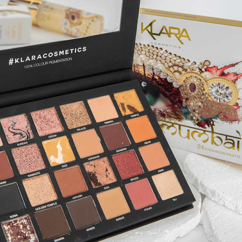 24 SHADE EYESHADOW PALETTE - MUMBAI - Klara Cosmetics