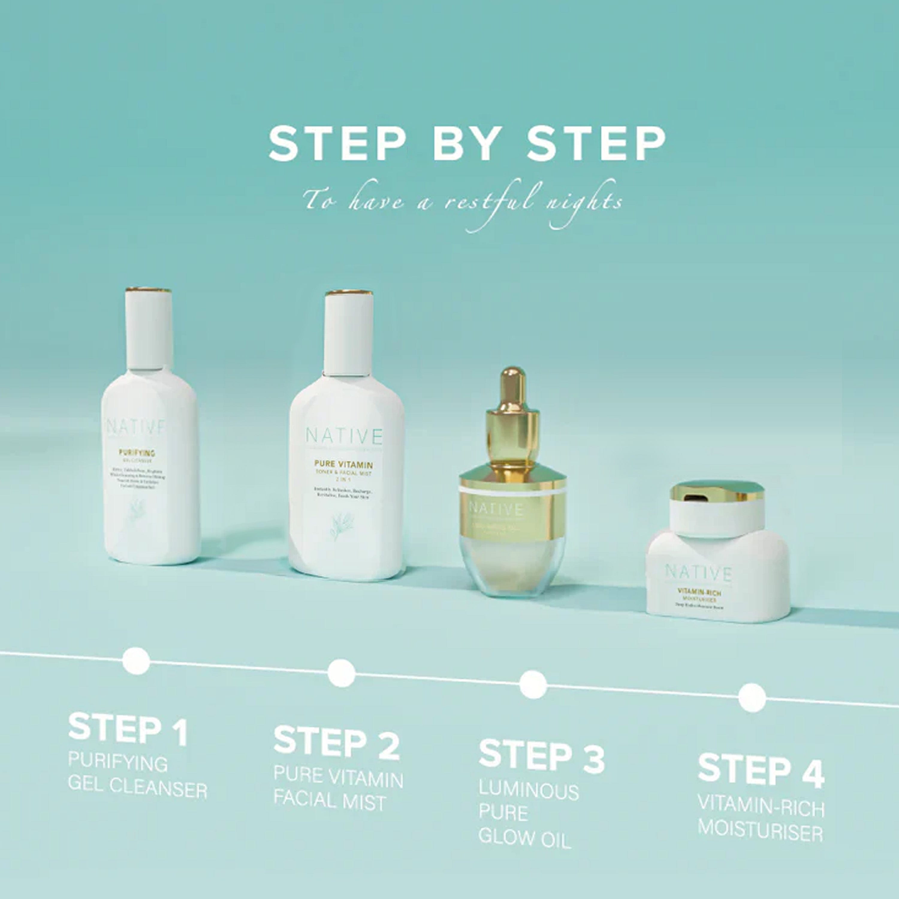 Native Come To Bed With Me | Skincare Set - Klara Cosmetics