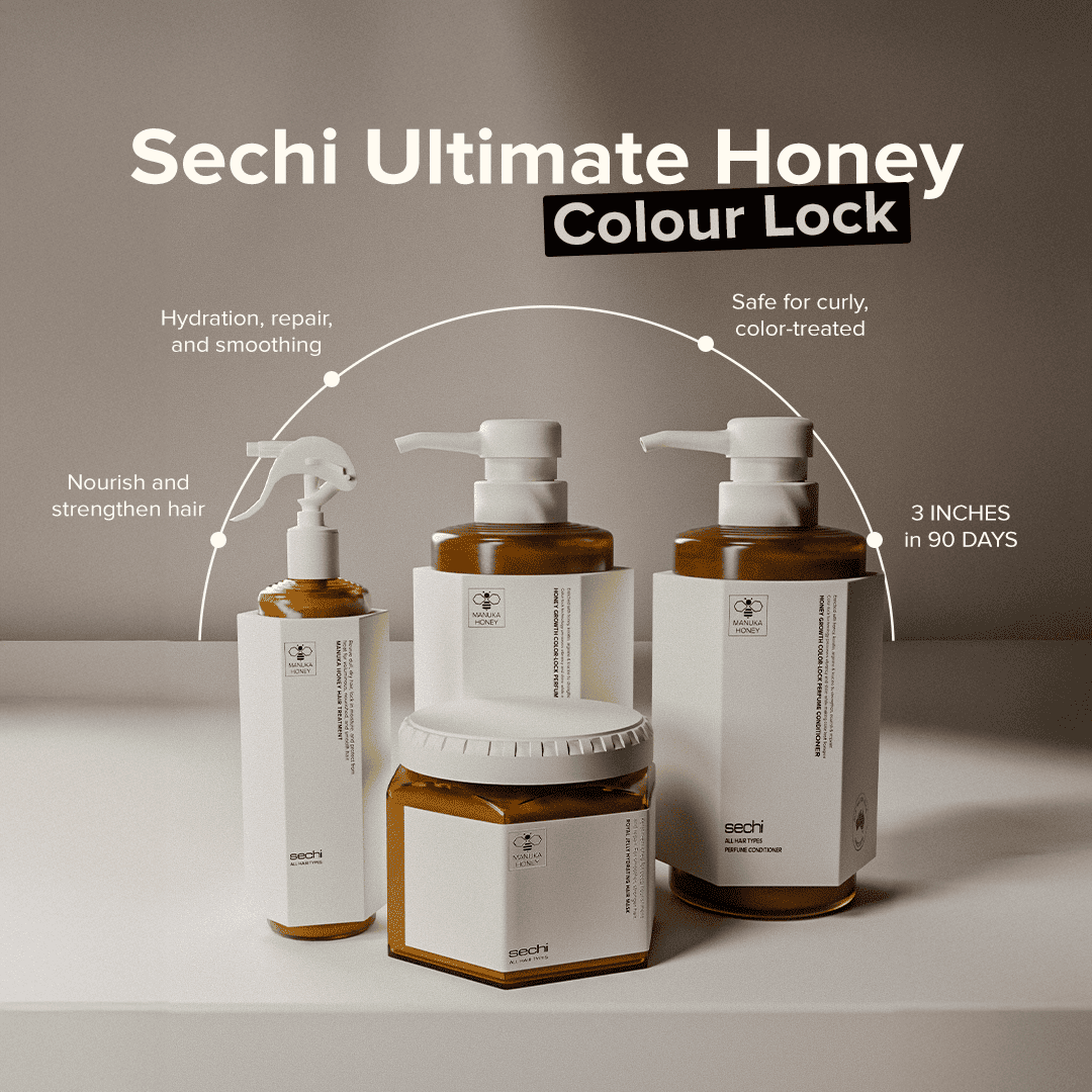Sechi Ultimate Honey Color Lock Growth Set