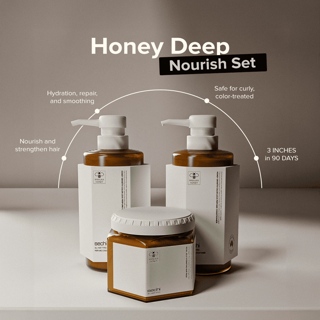 Sechi Honey Color Lock Deep Nourish Set