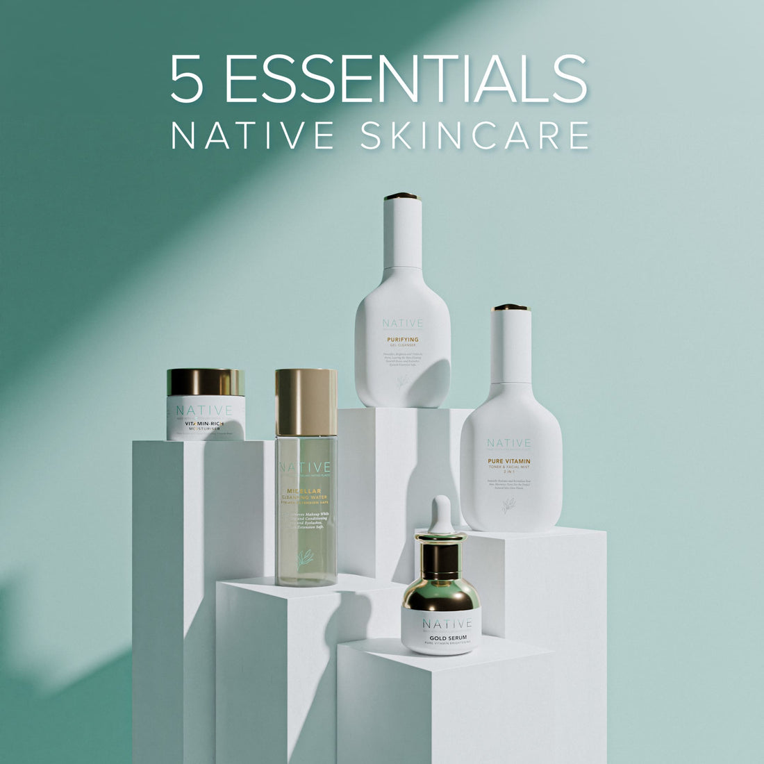 Native Essential Set - 5 Essential Skincare