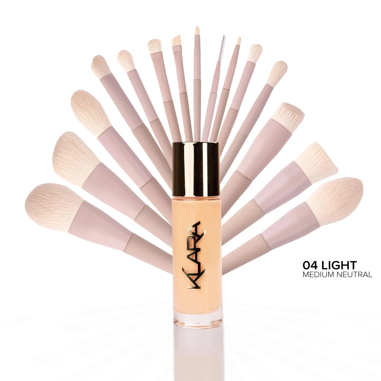 Lux Brush Set (Free Veil Up Foundation) - Klara Cosmetics
