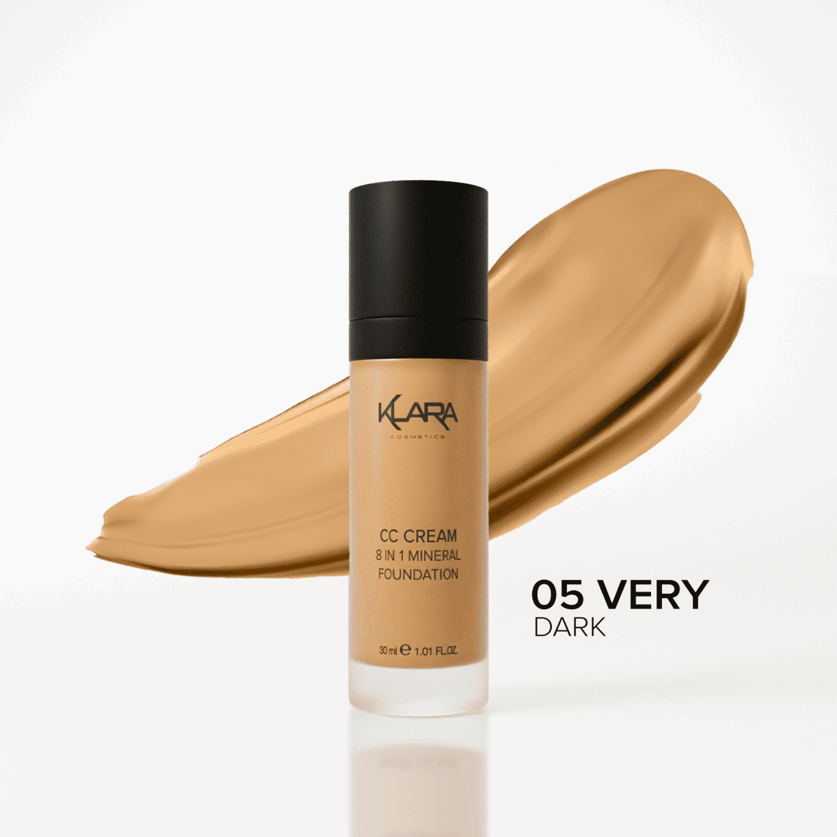 CC Cream 8 in 1 Mineral Foundation - Klara Cosmetics