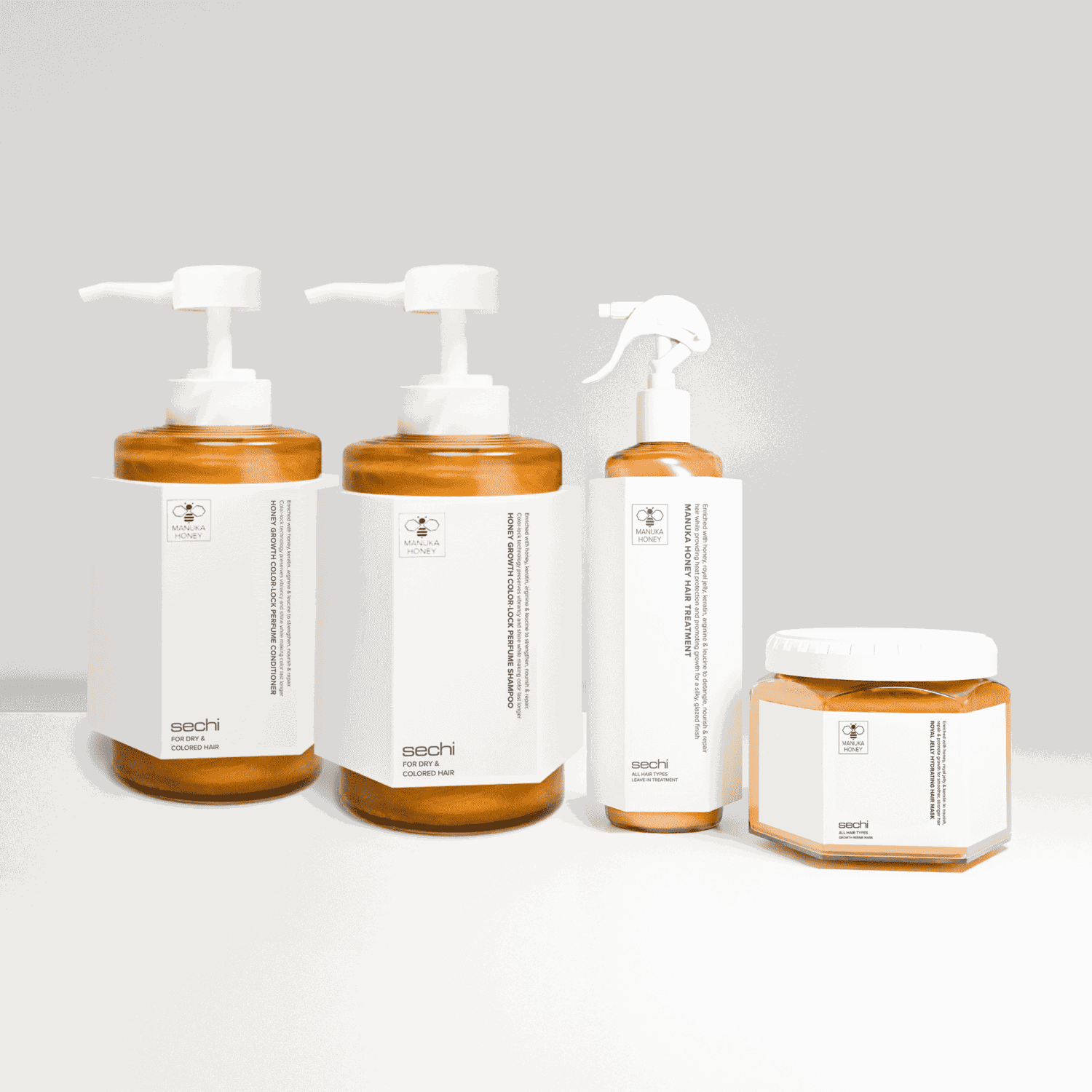 Sechi Ultimate Honey Colour Lock Growth Set