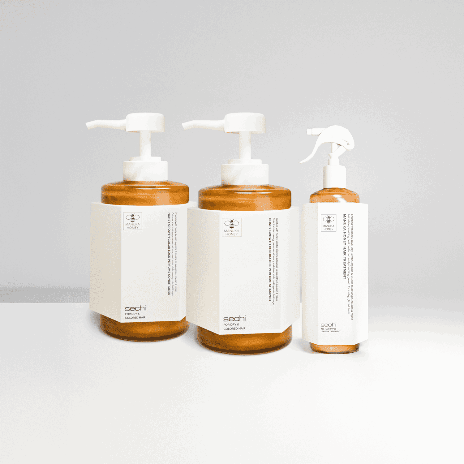 Sechi Honey Colour Lock Growth Bare Minimum Trio