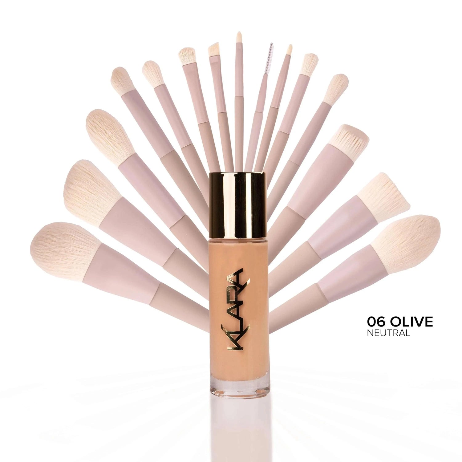 Lux Brush Set (Free Veil Up Foundation) - Klara Cosmetics
