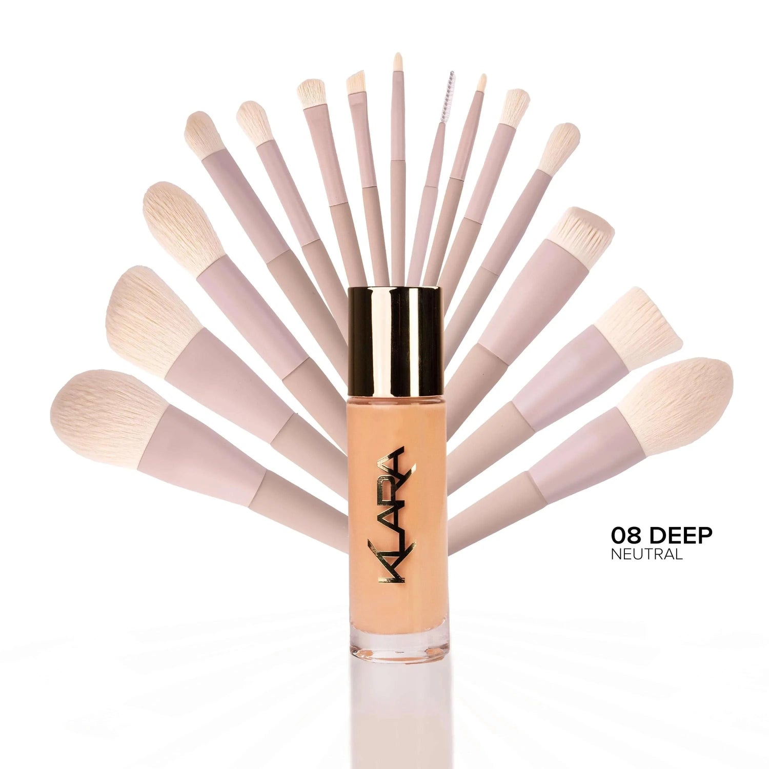 Lux Brush Set (Free Veil Up Foundation) - Klara Cosmetics
