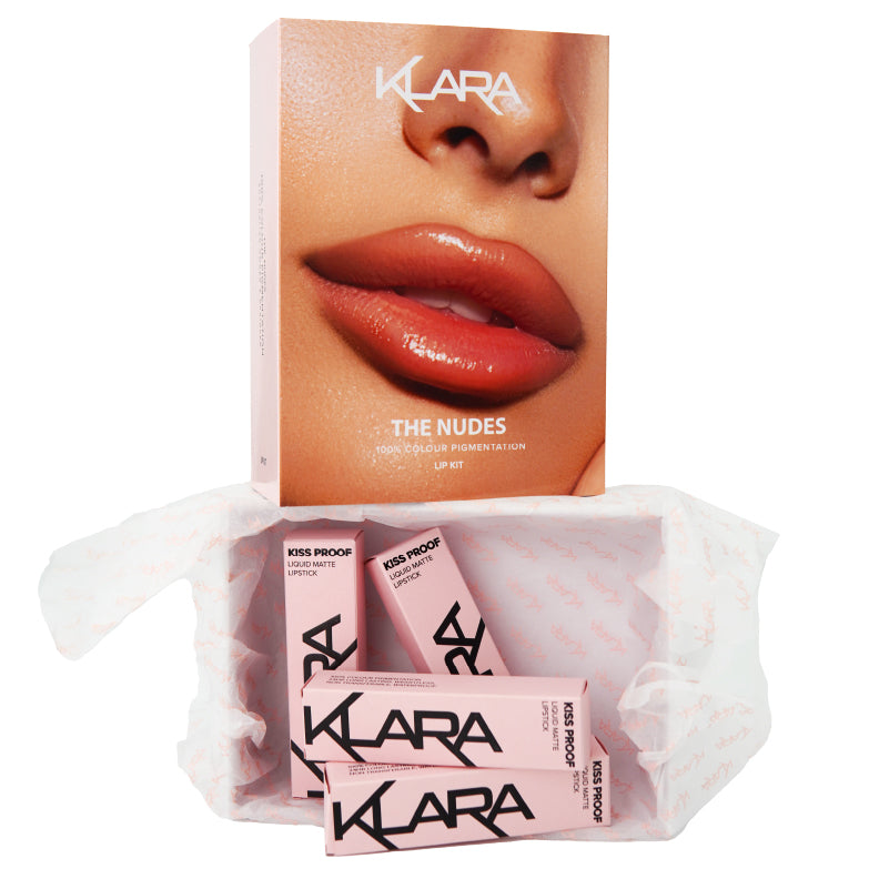 The Nudes Lip Kit - Klara Cosmetics