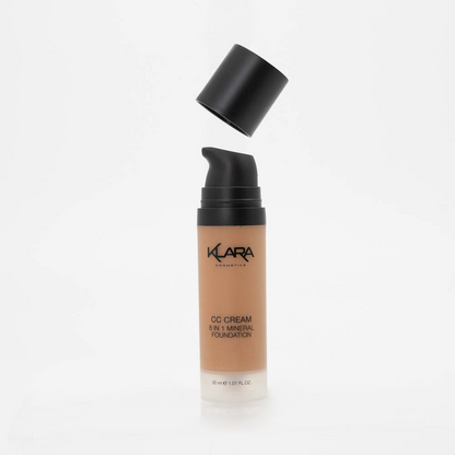 CC Cream 8 in 1 Mineral Foundation - Klara Cosmetics