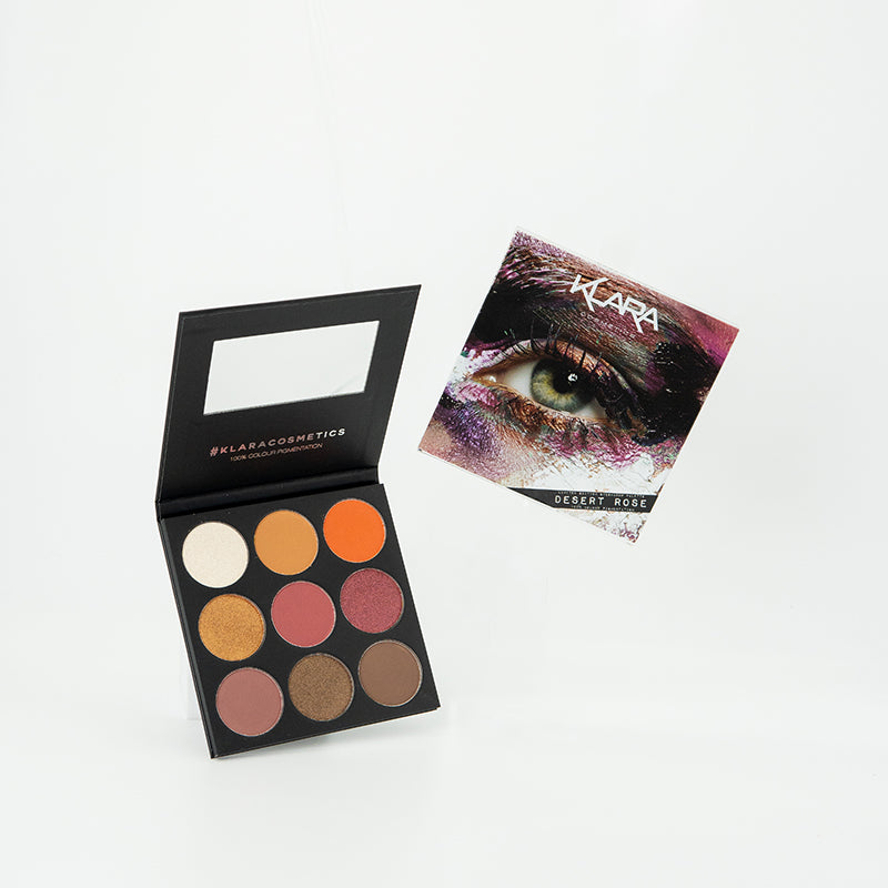 Desert Rose Limited Edition Eyeshadow Palette Set - Klara Cosmetics