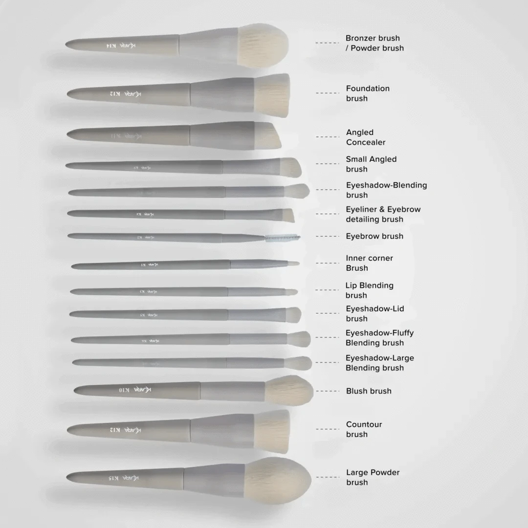 Lux Brush Set - Klara Cosmetics