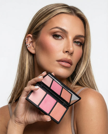 Mistress - 3 Shade Contour Blush Highlight Eyeshadow Palette