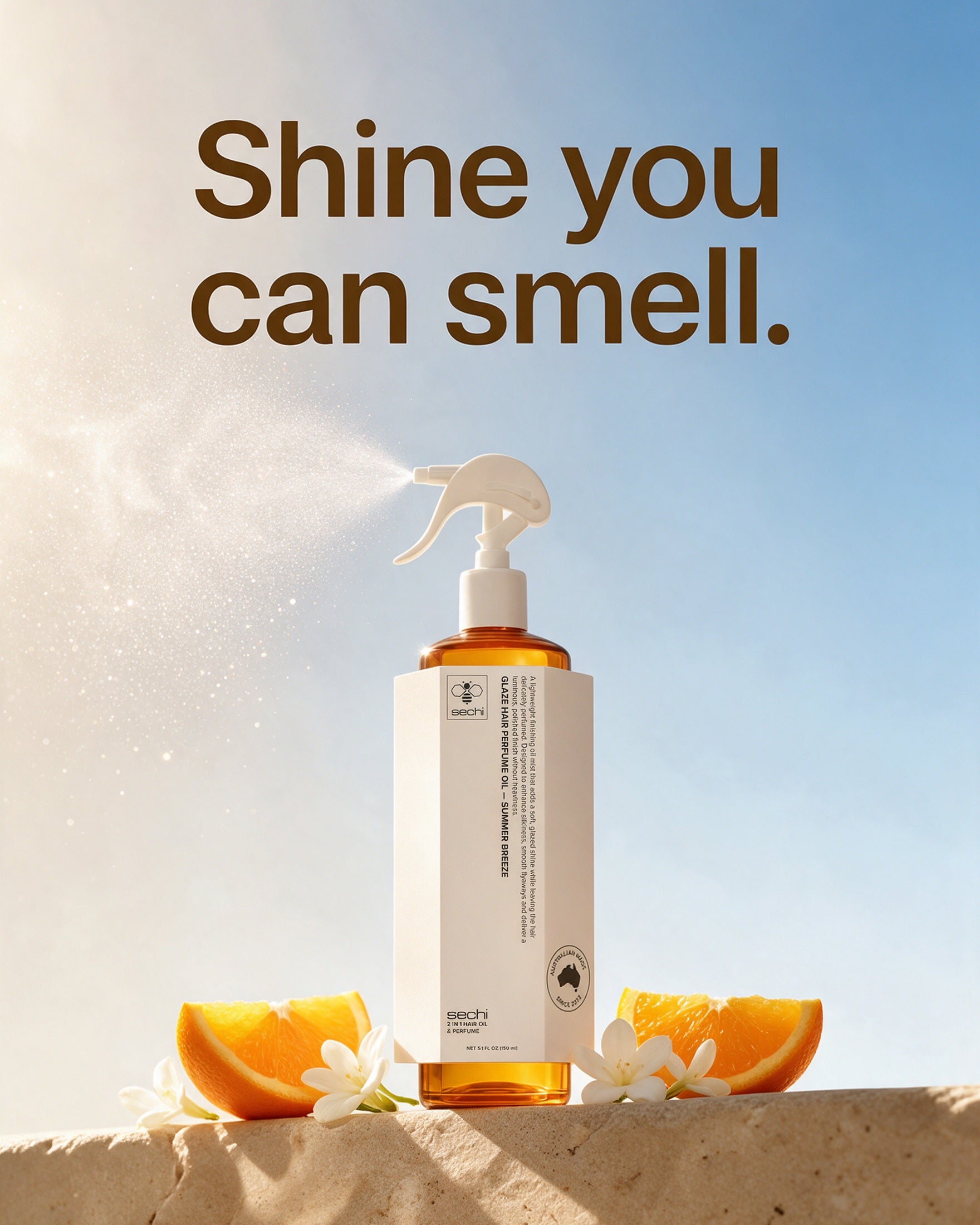 Sechi 2-in-1 Hair Oil and Perfume - Summer Breeze