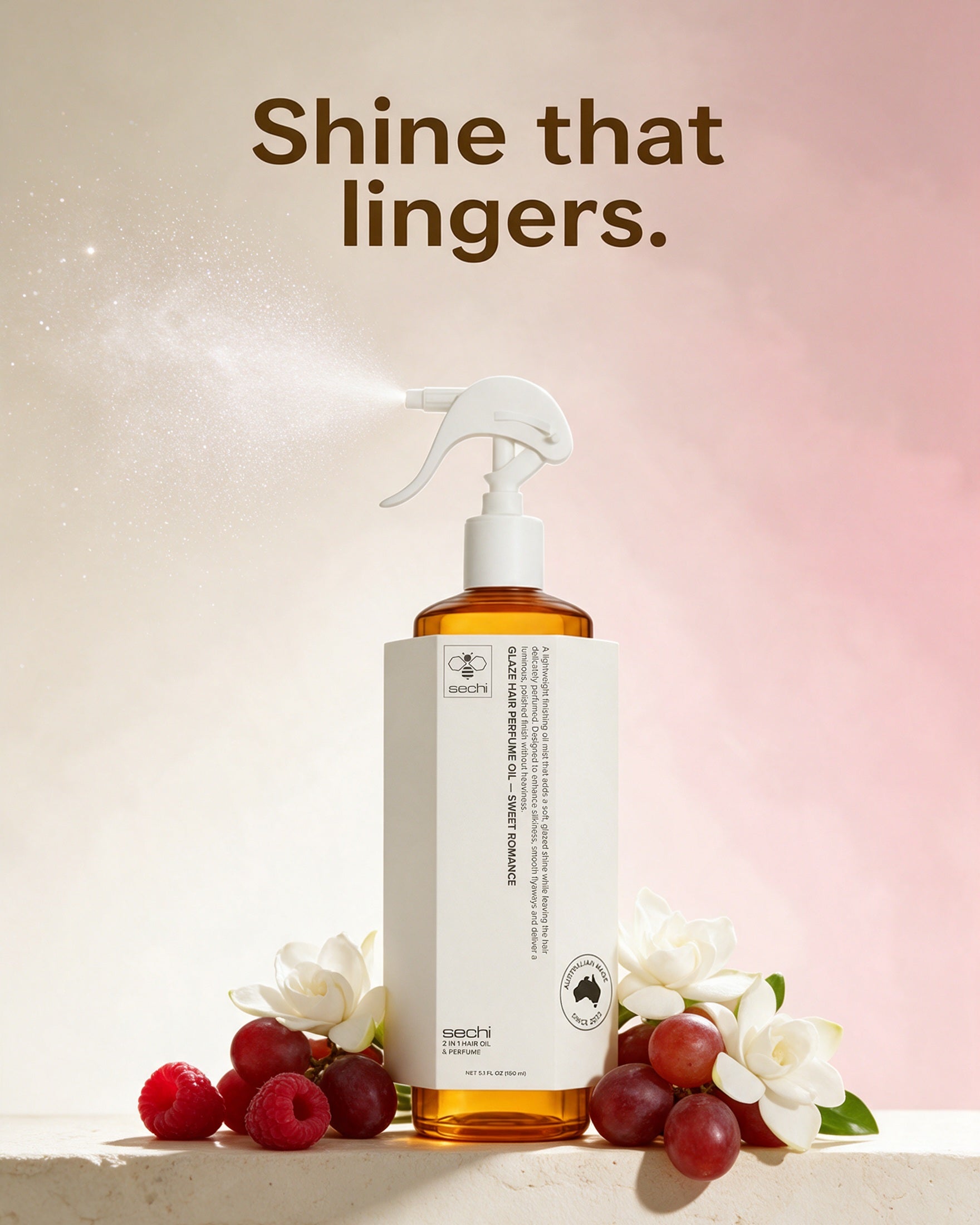Sechi 2-in-1 Hair Oil & Perfume - Sweet Romance