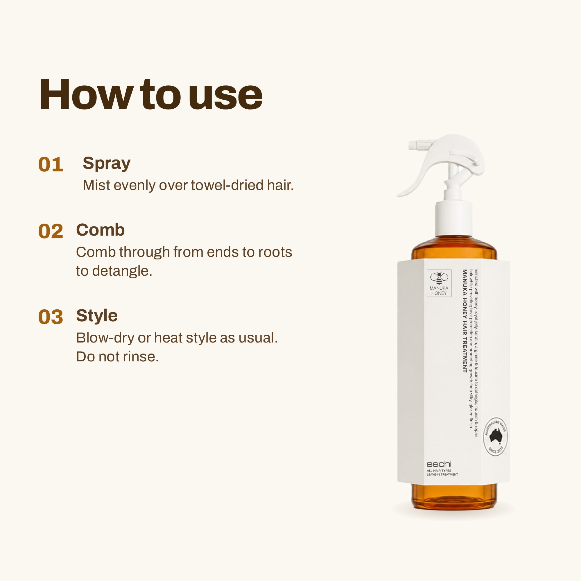 Manuka Honey Hair Treatment