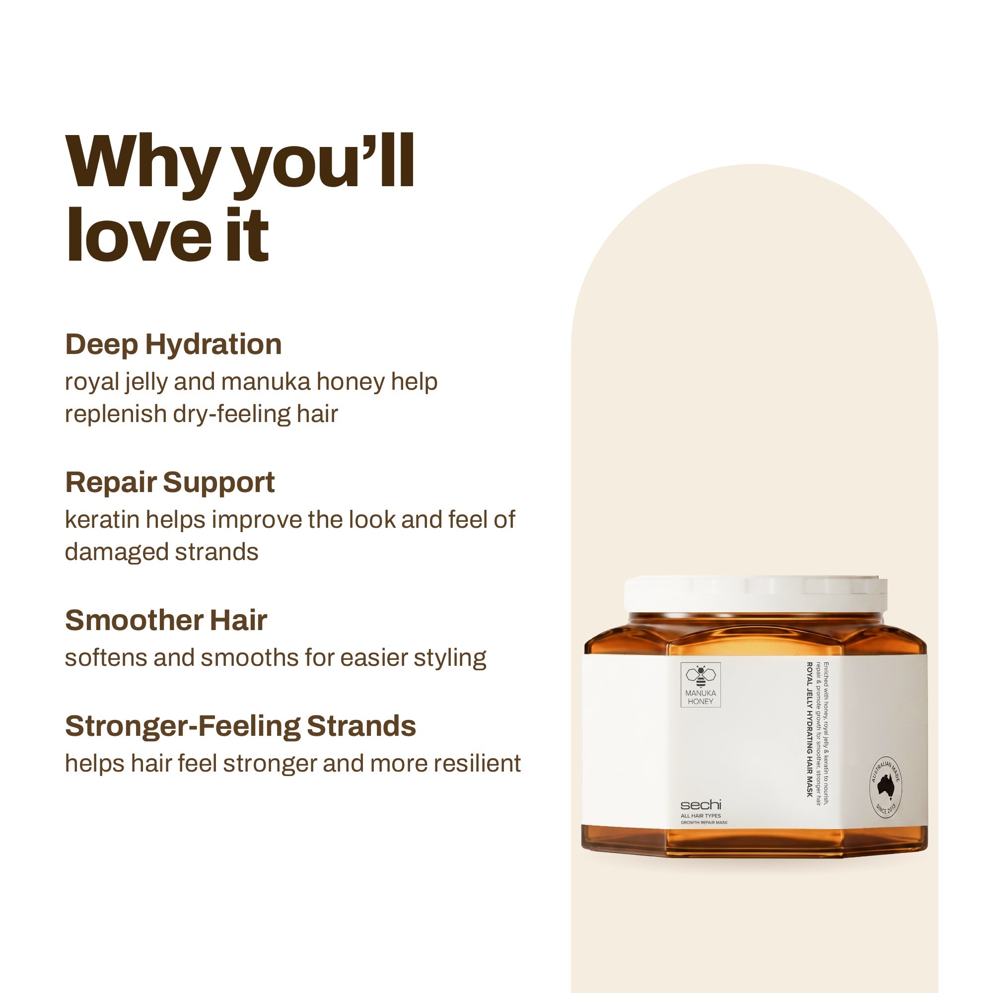 Royal Jelly Hydrating Hair Mask