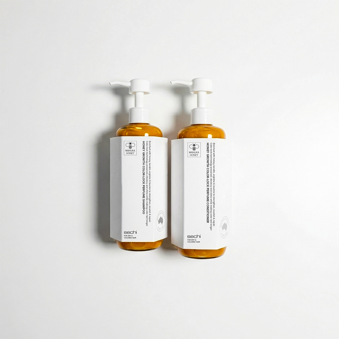 Sechi Honey Growth Color Lock Shampoo &amp; Conditioner Set