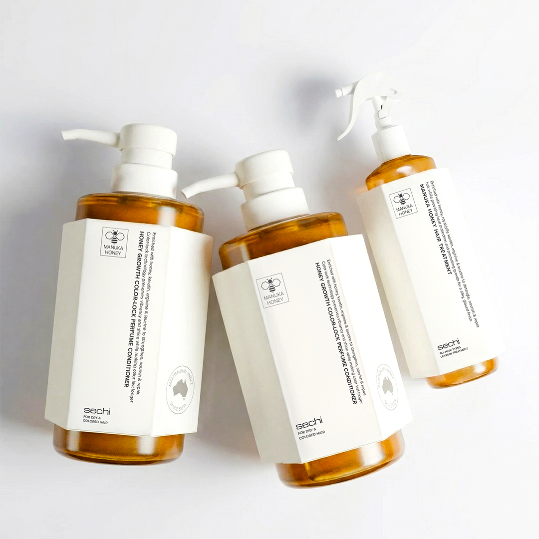 Sechi Honey Color Lock Growth Bare Minimum Trio