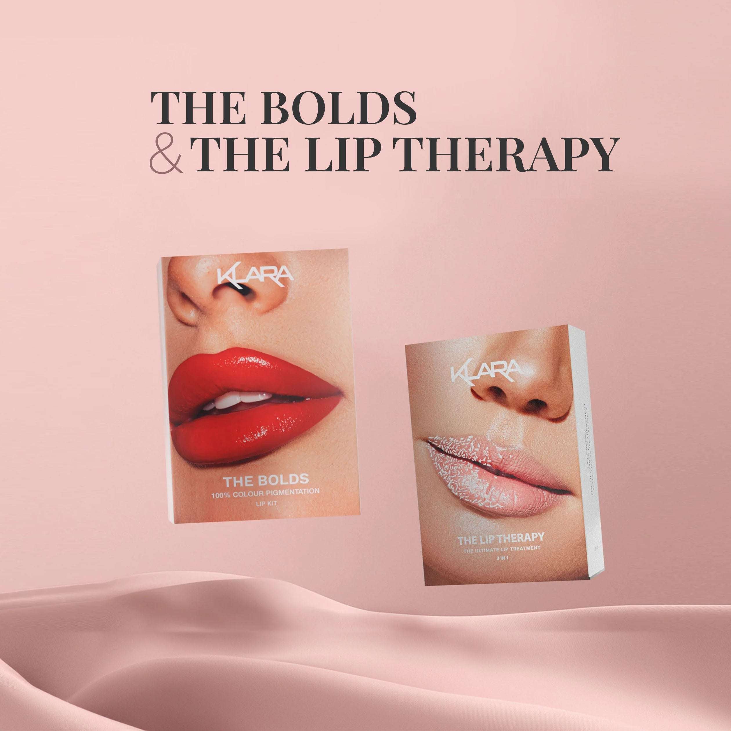 THE BOLDS &amp; THE LIP THERAPY - Klara Cosmetics