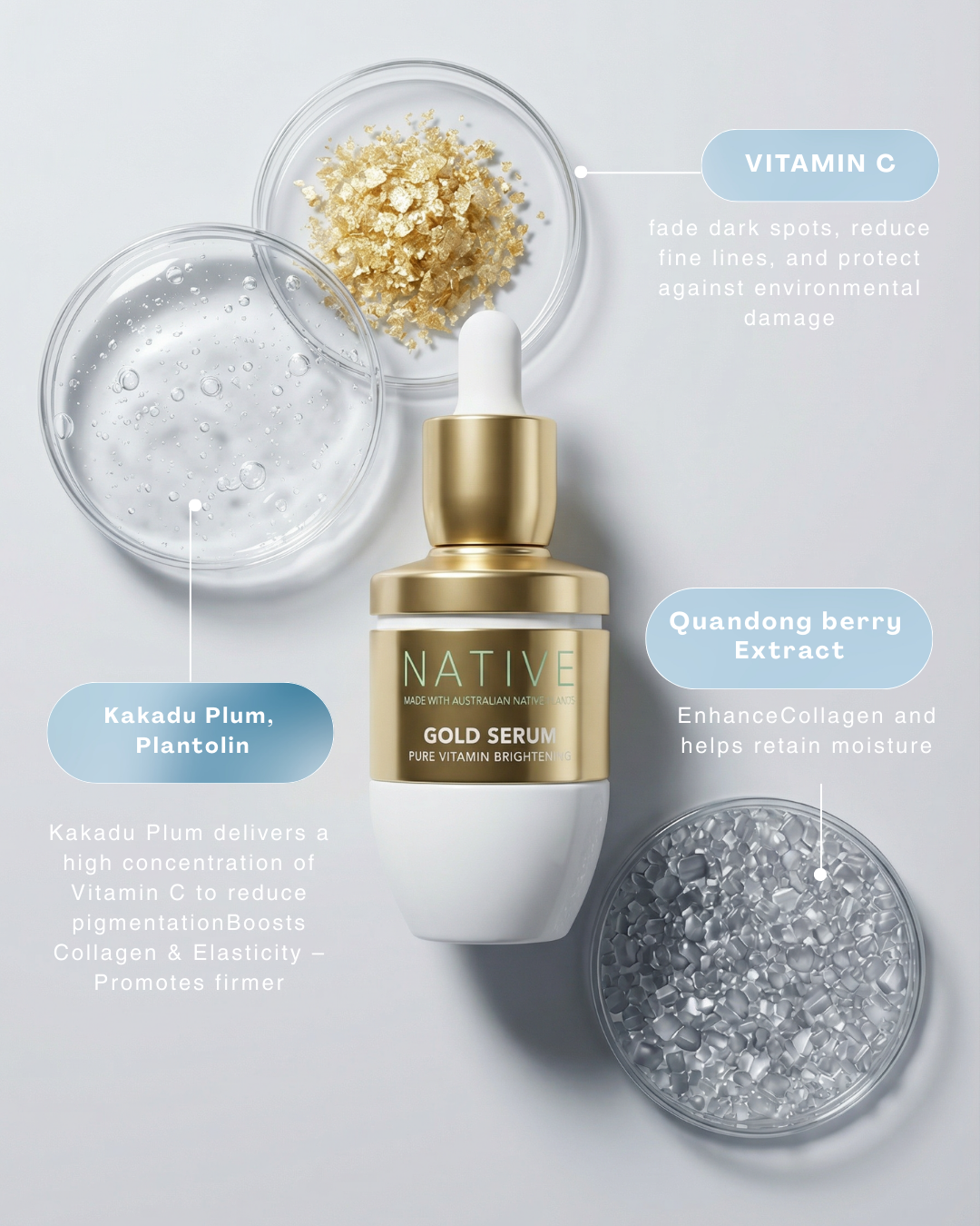 GOLD PURE VITAMIN BRIGHTENING SERUM