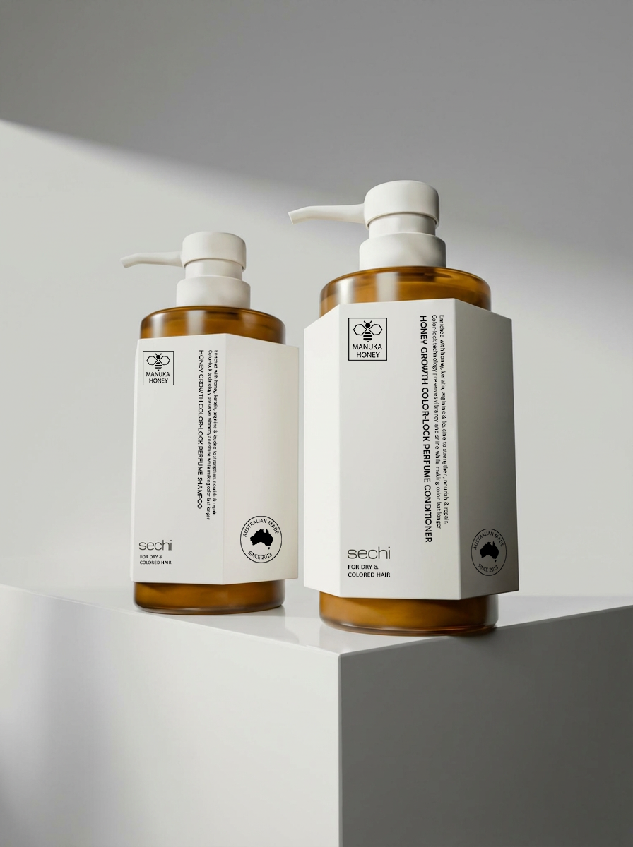 Sechi Honey Growth Color Lock Shampoo &amp; Conditioner Set