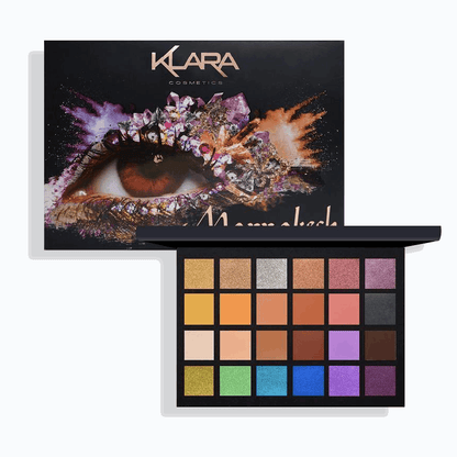 24 Shade Eyeshadow Palette - Marrakech - Klara Cosmetics