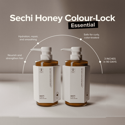 Sechi Honey Growth Color Lock Shampoo &amp; Conditioner Set