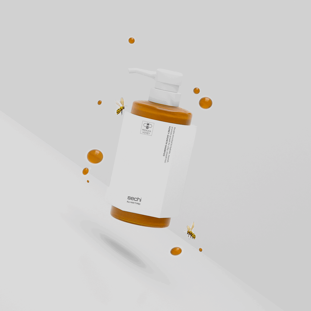 Honey Growth Shampoo - 500ml - Klara Cosmetics