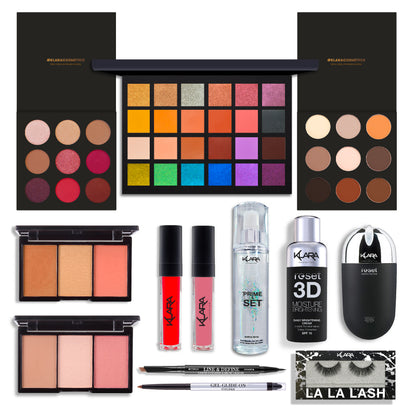 101 Box For The Ultimate Transformation Makeup &amp; Skincare Bundle - Klara Cosmetics