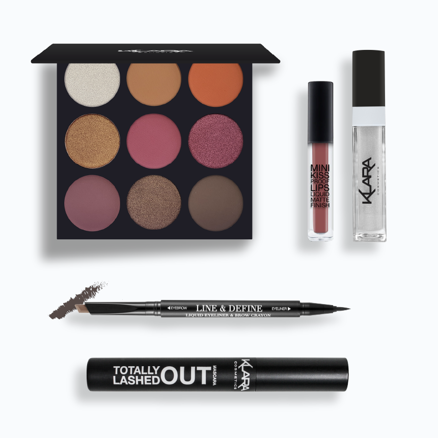 Desert Rose Limited Edition Eyeshadow Palette Set - Klara Cosmetics