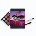 Sahara Princess Makeup Gift Set- Eyeshadow Palette, Eyeliner, Burgundy Lipstick