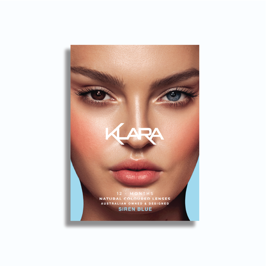 Cosmetic Contact Lenses | Siren Blue - Klara Cosmetics